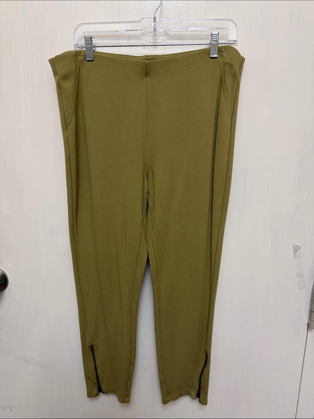 Olive Green Stretch Active Pants